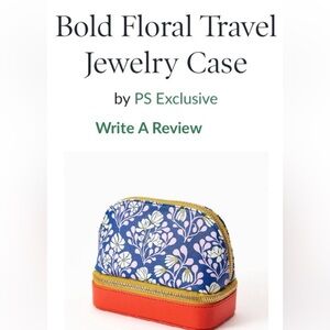 NWOT Floral Travel Jewelry Case NWOT. Never used.